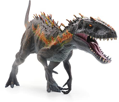 SIENON Großes Dinosaurierspielzeug Indominus Rex 34 cm, Dinosaurier-Spielzeugfigur, handbemalte Dinosaurierfiguren, pädagogische Dinosaurier-Actionfigur für Sammler, Partygeschenk