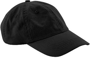 Beechfield - Organic Cotton 6-Panel Dad Cap - Black - One Size