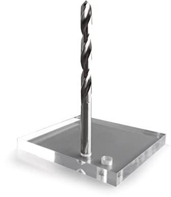 LOBOTEC Bohrer Acrylglas HSS Ø 12mm für Acrylglas, PMMA mit Spezial-Schliff für ein sicheres und sauberes Bohrergebnis, gefertigt aus Hochgeschwindigkeitsstahl