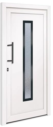 vidaXL Porta Ingresso Bianca 98x200 cm in PVC