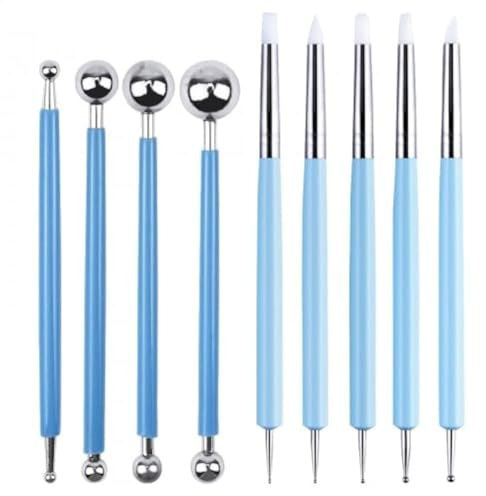 10 Piezas Herramientas para Arcilla, Herramientas de Escultura, Ceramica Herramientas, Clay Tools, Herramientas Modelado, Juego de Alfarería de Arcilla Herramienta Kit