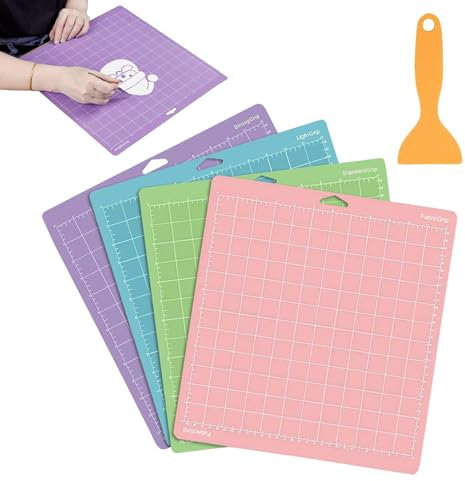 Arroopu Syskärbräda | Halkfri skärmatta för med skrapa | Hobby Precision Scrapbooking-projekt, 30,5 x 30,5 cm/12,01 x 12,01 tum handmätningsplatta för professionella hantverkare