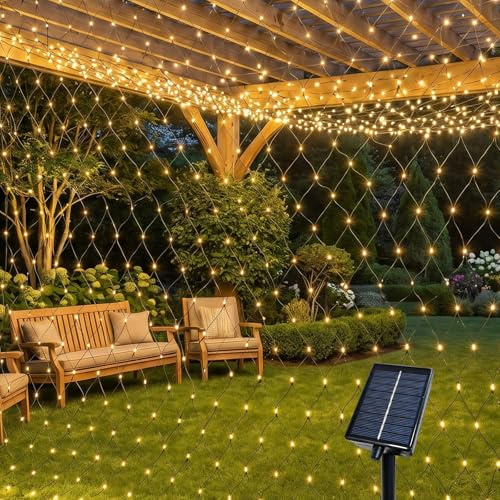 Artrastar Solar Lichternetz Außen 1.5mx1.5m 96LED