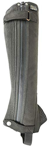 AK Washable Micro Suede Leather Horse Riding Half Chaps