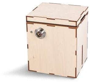 Kildwick MiniLoo Trenntoilette/Trockentoilette, Campingtoilette fertig montiert, für Garten, Boot, Vanlife oder Camper, autark und chemiefrei (12V Lüfter Links, schwarz)