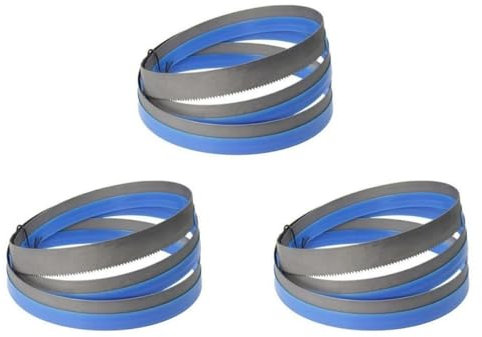 Juego de 3 Hojas de Sierra de Cinta 2240 mm x 13 mm x 0,65 mm 6 ZpZ， SK5 Hoja de Cintas de Sierra Metálica