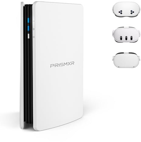 PRISMXR PC-VR Streaming Link, kabellos stabil und schnell Air Bridge AX3000 WiFi6 Router kompatibel mit Meta Quest 3/ Quest 3S/Quest 2 Zubehör usw., ersetzt VR Air Link Kabel (Puppis S1)