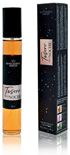GECO Green ECOmmerce Tesoro della Noche Eau de Toilette Intense 33 ml | Profumo per Capelli Donna Compatibile Tresor la Nuit | Comodo da Viaggio per Borsa e Borsetta