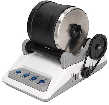 Rock Tumbler Kit DIY Juguete eléctrico con piedras preciosas gruesas para pulido para adultos y niños 100-240 V, ABS, juego de vasos de piedra metálica, HS-403, Default, Prise UE 220 V