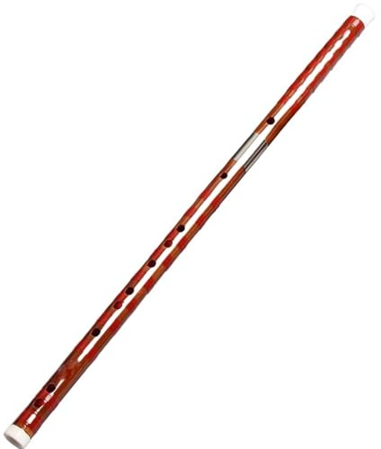 Handgefertigte professionelle Flöte, professionelle Bambusflöte mit zwei Abschnitten, Stimmset-Zubehör (Color : E)