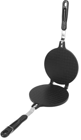 Macchina per Waffle da 6,8 Pollici, Padella per Tortilla, Macchina per Coni per Cialde Antiaderente, Piastra per Pancake Antiaderente per Rotoli di Uova, Macchina per Cono Gelato