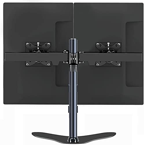 XHYDDLKJ Soporte para Dos monitores, Altura Ajustable, Soporte Independiente de Dos Brazos para monitores de 17 a 32 Pulgadas, Apto también para televisores, Ideal para la Oficina en casa y