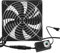 Ventilateur de boîtier 120 mm, ventilateur PC 220 V avec contrôle de vitesse, ventilateur à double roulement à billes, ventilateur axial, ventilateur silencieux pour PC portable, TV, radio