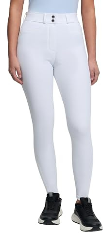 LeMieux Young Rider Izzy Full Seat Breeches - Childrens Equestrian Horse Riding Trousers - Silicone Grip - White - 13-14years