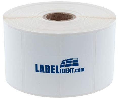 Zebra kompatible Polyester Etiketten, Z-Ultimate 3000T weiß - 57,15 x 31,75 mm - formatgleich mit Zebra 880249-031D - 2.100 Etiketten für Zebra Drucker auf 25 mm Kern, selbstklebend