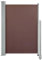 vidaXL Seitenmarkise Ausziehbar Sonnenschutz Sichtschutz Windschutz Seitenrollo Markise Seitenwandmarkise Balkon Garten Terrasse 120x300cm Braun
