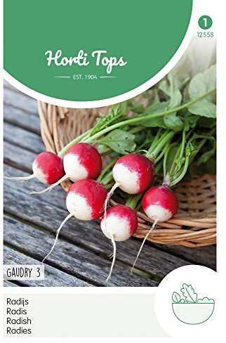 Hortitops 12558 Radies Rond Rouge Blanc Gaudry (Graines de Radis)