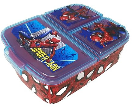 Boîte repas pour enfant - Boîte à déjeuner pour enfant avec compartiments - Boite (Spiderman)
