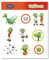 DH-Konzept Olchis-Tattoos 1 Bogen für Kindergeburtstag und Mottoparty | Kinder Tattoo Olchis Party Set