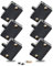 6 pezzi Interruttore Armadietto 2A 250V a contatto per porta, Della Luce per Interruzione, interruttore per armadio Ante Posizioni On-Off (Lewttyer®)