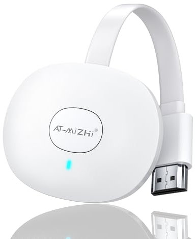 Wireless HDMI Dongle 4K, Miracast Display HDMI Adapter Screen Mirroring Display WiFi HDMI Adapter Connector Unterstützt Miracast/DLNA/Airplay für Android/i-OS/Windows/Mac OS/HDTV/Monitor/Projekt