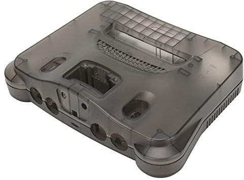 N64 Gehäuse Videospielkonsolen-Hülle für N64 Retro-Videospielkonsolen, Inklusive Befestigungsschraubendreher, Reset und Power-Taste