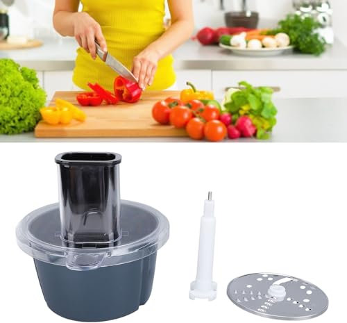 para Thermomixer Cortador de Verduras Accesorios de Licuadora para TM5 TM6 Rallador de Verduras Cortador Pelador Juego de Corte Multifuncional, Fácil de Limpiar
