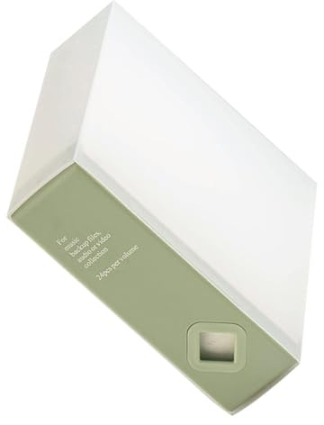 Yooghuge Boîte de rangement pour 24 CD pour protéger les disques de la poussière et des rayures pour la maison ou le bureau