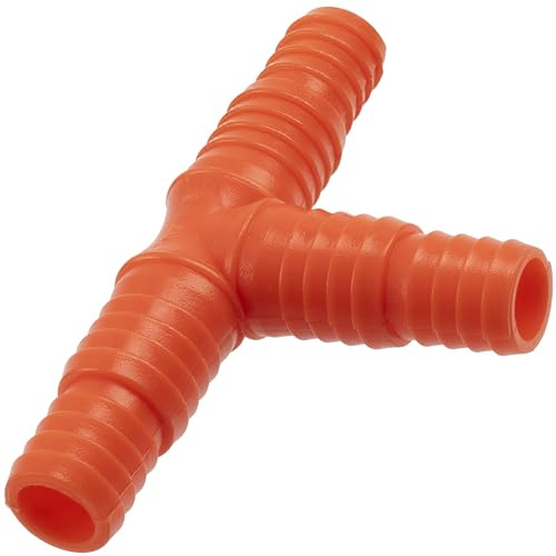 AERZETIX - Förpackning med 10 T-formade reducerande hullingförsedda kopplingar 1/2'' och 5/8 för trädgårdsslang med innerdiameter ∅13 och ∅16 mm | i plast | anslutning trädgårdsutrustning