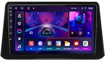 9 Android 15 Car Stereo w/Wireless CarPlay & Android Auto, GPS Nav, BT 4G WiFi FM for Opel Mokka 1 2012-2016 w/Backup Cam(8GB+256GB)