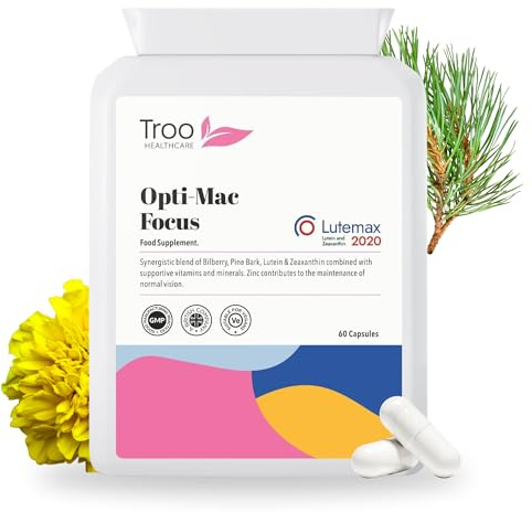 Troo Health Care Opti-Mac Focus Eye Support 60 Capsules – Advanced Macular