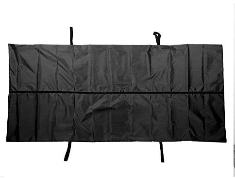 Cadaver Bag Leakage-Proof | 210D Waterproof Body Storage Bag Corpse Bag | Wear-Resistant Windproof Sun Block | Funeral Necessary Supplies | Easy toTransfer(Black)