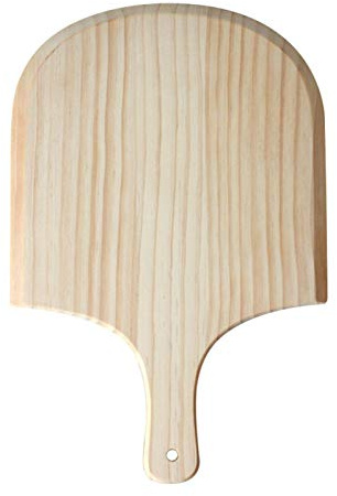 Wood Pizza Peel, 10 Inches Wooden Pizza Spatula Paddle Pizza Cutting Board with Handle for Homemade Baking Pizza, Bread, Cutting Fruit, Vegetables, Cheese(size:10 Inch)