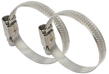 LJFEA, abrazadera de tubo de 2 piezas, abrazadera de tubo ajustable 91-114 mm, abrazadera de tubo de acero inoxidable 304, abrazadera de tubo metálica para tuberías, gas doméstico