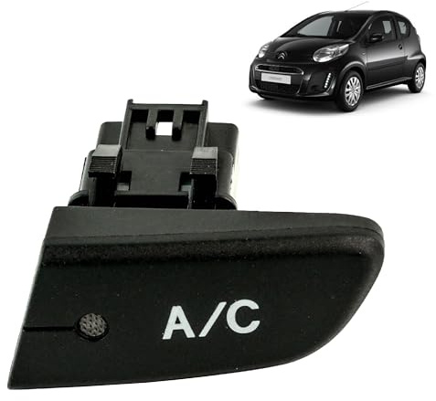 Pulsante aria condizionata compatibile per C1, 107 e Aygo (2005-2014) interruttore aria condizionata | 6554KX