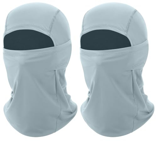 2 Pack Cooling Balaclava Summer Face Mask, UV Face Cover Sun Protection, Shiesty Full Face Masks for Men Motocycle Cycling