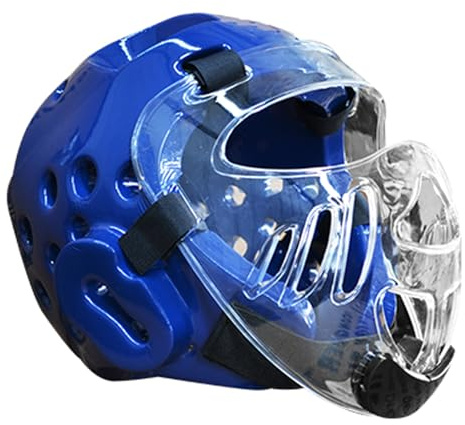 Wansiman Caschetto Boxe,Copricapo da Boxe,Copricapo da Taekwondo,Caschetto Boxe MMA Kick Boxing Allenamento,Professionale Pugilato Protezione Casco,Training Helmet,per Sparring,Boxe