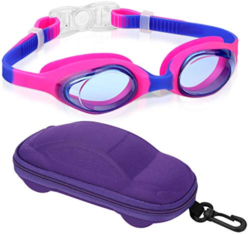 Careula Kids Swim Goggles, Swimming Goggles for Boys Girls Kid Toddlers Age 2-12