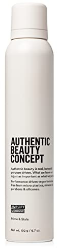 Authentic Beauty Concept Amplify Mousse | Volumizing Mousse | Lightweight Medium Hold Styling | Heat Protection | All Hair Types | Vegan & Cruelty-free | Silicone-free | 6.7 oz