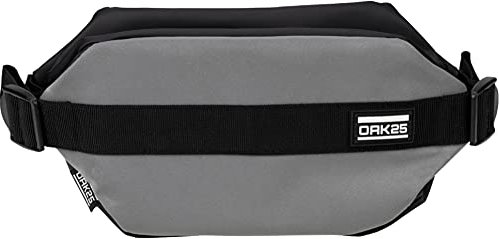 OAK25 - Reflektierende Bauchtasche Carryall Sling - Größenverstellbar auf bis zu 4,5 L, wasserabweisendes Material, integriertes Geheimfach, stark reflektierend für mehr Sicherheit im Straßenverkehr