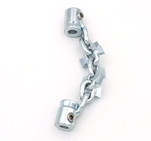 LEADFEN con cortador de limpieza de drenaje con punta de carburo DN32-40 mm limpieza de desbloqueo de tubería 6 mm eje flexible cable fregadero bañera limpiador de cabello