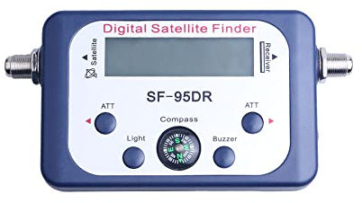 Fasizi Numérique SF-95DR Récepteur satellite Satlink Récepteur de signal TV Décodeur satellite Satfinder Écran LCD