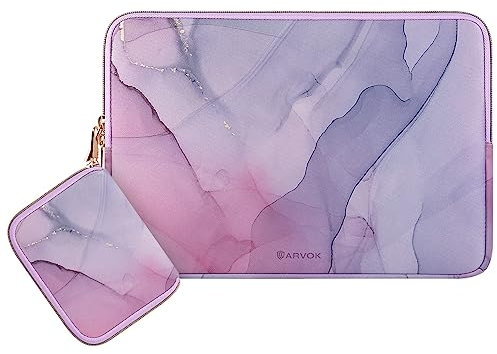 ARVOK 15 15.6 16 inch Laptop Sleeve Case Set for MacBook Air/Pro15/16,Water-Resistant Notebook Computer Tablet Pouch Cover Case with Accessory Pouch for Samsung HP MacBook Dell Lenovo ASUS Acer