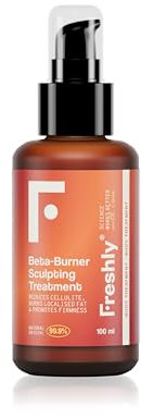 Freshly Cosmetics Beta-Burner – Crema anticellulite naturale riducente e rassodante, 100 ml