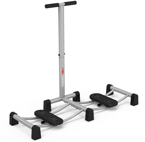 Leikefitness Equipo de ejercicio de fuerza de muslo, máquina moldeadora de cadera, máquina de entrenamiento de piernas para fitness en casa (AB1600)