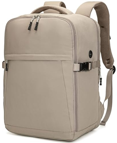 Xkdoai Handgepäck 45x36x20 für Easyjet Airline Handgepäck Rucksack Damen Reisetasche Flugzeug Reiserucksack Cabin Luggage Travel Backpack Cabin Bag mit Flaschentasche