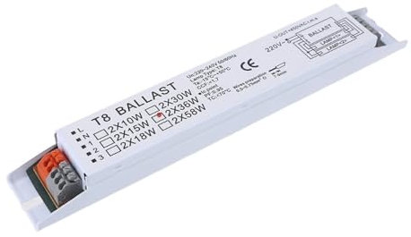 VISIYUBL Reattori for lampade Fluorescenti for reattore elettronico T8 ad Ampia Tensione 220-240 V CA 2x36 W