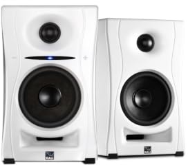 Kali Audio LP-UNF närfältsmonitor (160 watt, högkvalitativt ljudsystem, studiomonitor, Boundary EQ, Hi-Fi-anslutning med Bluetooth/USB-C, TRS, RCA, 6,2 kg, 25,4 x 16,4 x 7,4 cm), vit