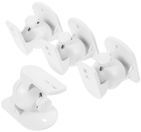 NUOBESTY 4pezzi Supporto da Parete per Altoparlanti Surround Supporto per Altoparlante Centrale Parete Surround