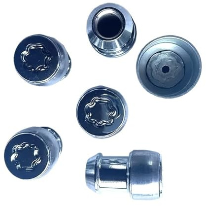 Bulloni cerchioni Compatibile con Jeep per Wrangler 82211405AA Kit dadi antifurto per ruote 82211405AA